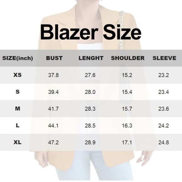 Alsogo Women’s Camel Khaki Blazer – Size Large, NWT, Career & Casual Layering - Picture 10 of 10